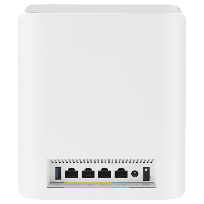 ASUS ZenWiFi BT8 Router Mesh WiFi 7 BE14000 Tribanda, 2x 2.5GbE + 2x 1GbE, Cobertura hasta 275 m²