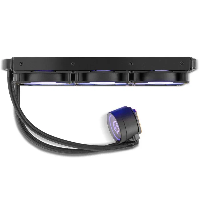 NOX Hummer H-360 ARGB - Kit de Refrigeración Líquida para CPU AIO, Triple Radiador 360mm (3x Ventiladores 120mm), Negro, Compatible con Intel y AMD