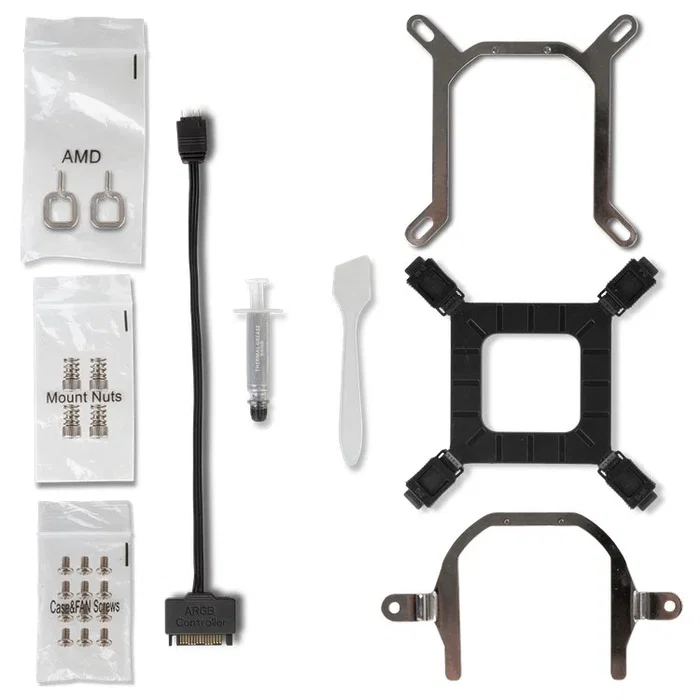 NOX Hummer H-360 ARGB - Kit de Refrigeración Líquida para CPU AIO, Triple Radiador 360mm (3x Ventiladores 120mm), Negro, Compatible con Intel y AMD