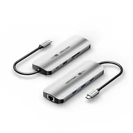 Vention Docking Station USB-C TQKHB 8 en 1 Gris
