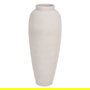 Jarrón Blanco Cerámica Decoración 30 X 30 X 80 cm
