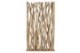 DKD Home Decor Separador de Ambientes Deco indo 24 Item Home Ramas Teca 120 x 25 x 200 cm