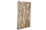 DKD Home Decor Separador de Ambientes Deco indo 24 Item Home Ramas Teca 120 x 25 x 200 cm