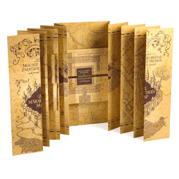 Noble Collection Réplica Mapa del Merodeador Harry Potter