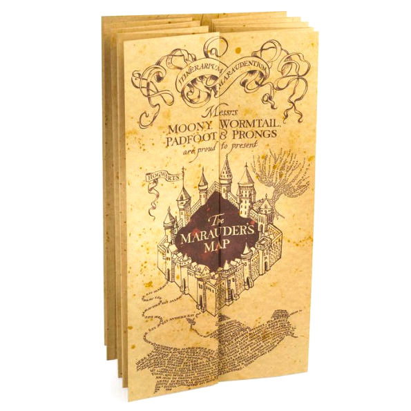Noble Collection Réplica Mapa del Merodeador Harry Potter