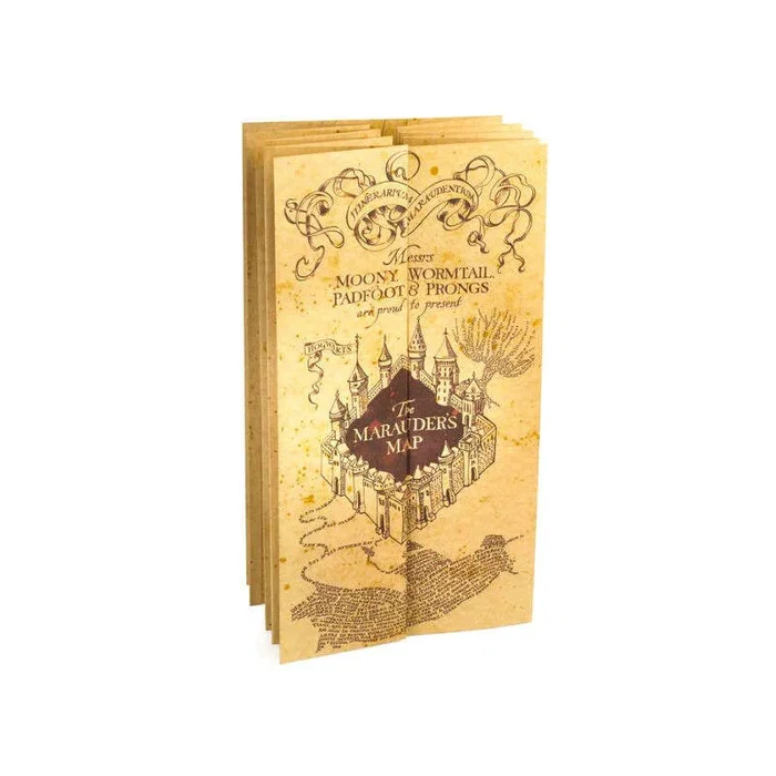 Noble Collection Réplica del Mapa del Merodeador Harry Potter