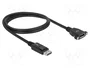 DeLOCK Cable DisplayPort 1.2 de 1 m Macho a Hembra, Negro