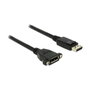 DeLOCK Cable DisplayPort 1.2 de 1 m Macho a Hembra, Negro