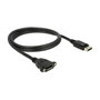 DeLOCK Cable DisplayPort 1.2 de 1 m Macho a Hembra, Negro
