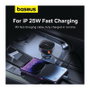 Baseus Enjoyment Pro Cargador de Coche 60W con Cable USB-C Retráctil Negro