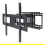 MANHATTAN Soporte de Pared Articulado 94-177 para TV 37-70 Pulgadas, Inclinación y Giro 180°, Compatible VESA 200x200 a 600x400, Hasta 50 kg, para Flachbildschirme y TVs Curvas