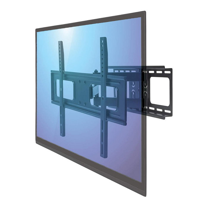 MANHATTAN Soporte de Pared Articulado 94-177 para TV 37-70 Pulgadas, Inclinación y Giro 180°, Compatible VESA 200x200 a 600x400, Hasta 50 kg, para Flachbildschirme y TVs Curvas