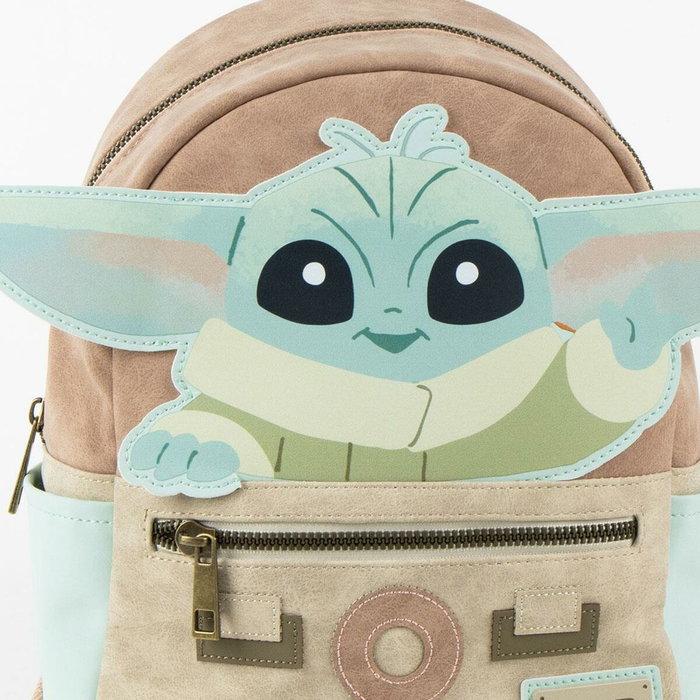 Cerdá Mochila Casual Grogu The Mandalorian Star Wars Beige Cerdá Mochila Casual Grogu The Mandalorian Star Wars Beige