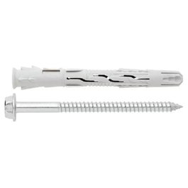 Fixtac Tacos de Nylon T-Nux E 10-80 con Tornillo para Fijación - Set de 50 unidades