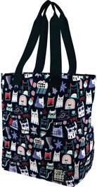 GRAFOPLAS DISEÑO Bolsa de Tela B&B Miau 31x37,5x14cm
