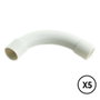 Tupersa Manguito PVC Curvado 90° Ø 20 mm Gris Pack 5 Unidades