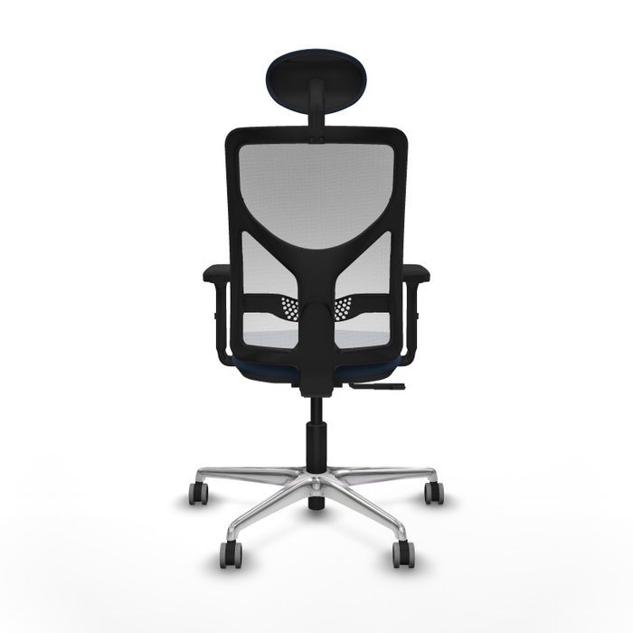 PIQUERAS Y CRESPO Silla de oficina Motilla con mecanismo Sincro, Azul marino y Blanco PIQUERAS Y CRESPO Silla de oficina Motilla con mecanismo Sincro, Azul marino y Blanco