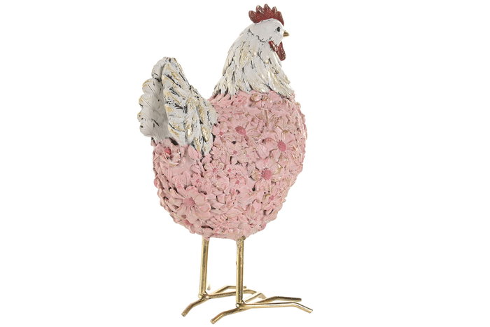 DKD Home Decor Figura de Resina Surtido de 2 Piezas Rosa y Verde DKD Home Decor Figura de Resina Surtido de 2 Piezas Rosa y Verde
