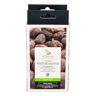 ARMONIA Mascarilla Hidratissima con Karité y Pino 12x10g
