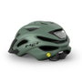 MET Crossover MIPS Casco Bici Unisexo M/L 52-59 cm con Visera Desmontable y Luz LED