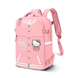 Karactermania Hello Kitty Varsity Mochila Mercury 2.0 Viaje Cabina Avión 40x20x25cm Rosa