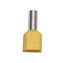 Basics Puntera aislada doble 06,00 mm², amarilla, 100 uds