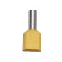 Basics Puntera aislada doble 06,00 mm² amarilla 100 uds