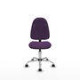 PIQUERAS Y CRESPO Silla de oficina Algarra Morada con Base Cromada