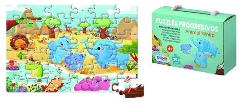 Dohe Puzle Animal World de 36 piezas Dohe Puzle Animal World de 36 piezas