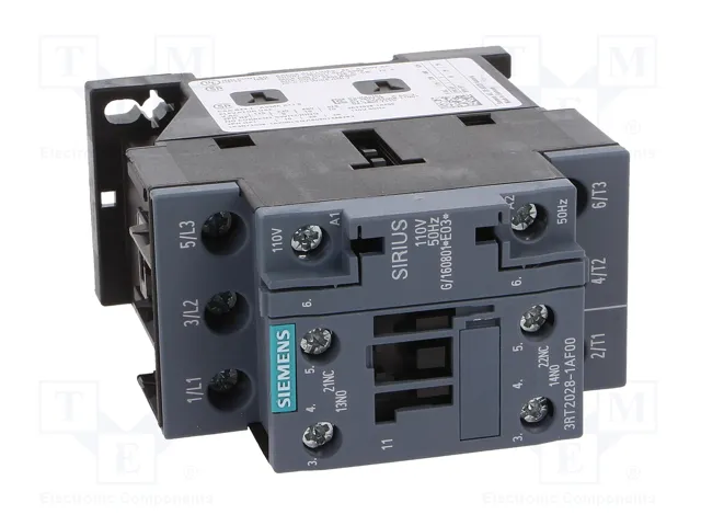 SIEMENS 3RT2028-1AF00 Contactor 3-polar 110V AC SIEMENS 3RT2028-1AF00 Contactor 3-polar 110V AC