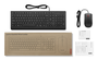 Lenovo ES 172 Combo Teclado y Mouse Wired USB Español con Tecla Copilot, Teclado Numérico y Diseño Anti-derrames - Negro