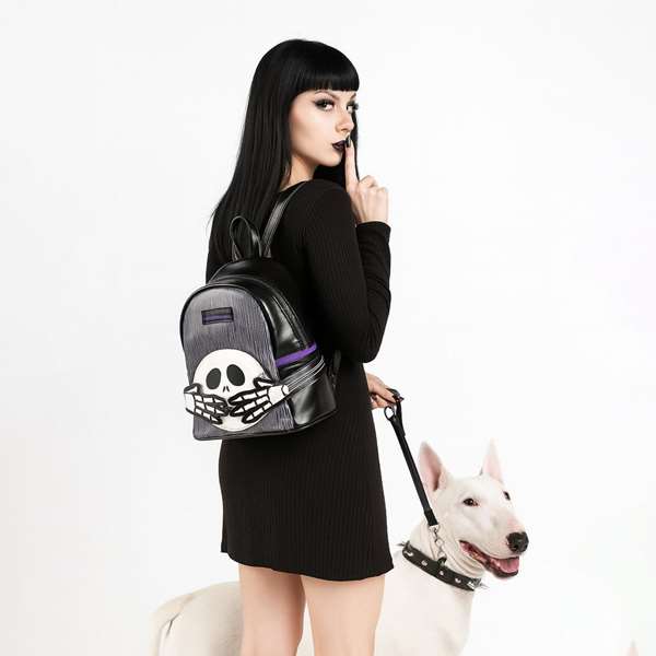 Cerdá Mochila Casual Moda Polipiel Nightmare Before Christmas Negra Mujer Niña