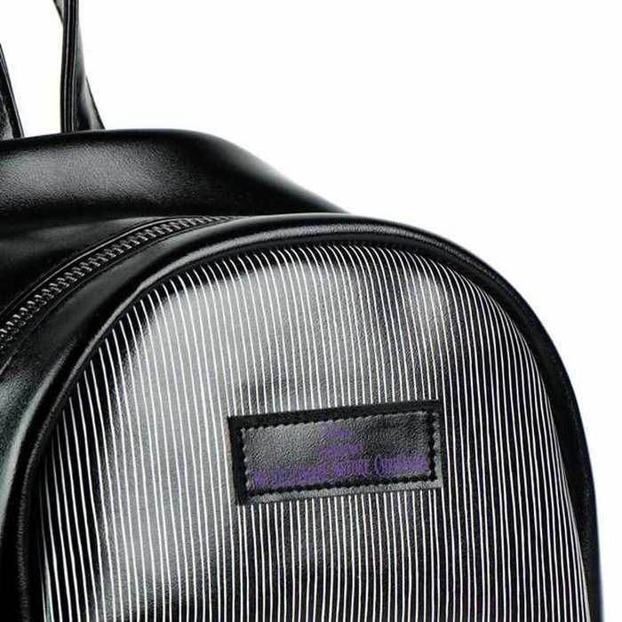 Cerdá Mochila Casual Pesadilla Antes de Navidad Disney en Polipiel Negra