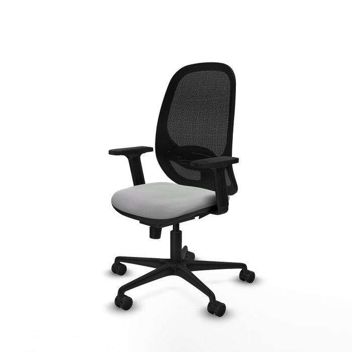 PIQUERAS Y CRESPO Silla de oficina Cilanco con mecanismo Sincro Gris claro y Negro PIQUERAS Y CRESPO Silla de oficina Cilanco con mecanismo Sincro Gris claro y Negro