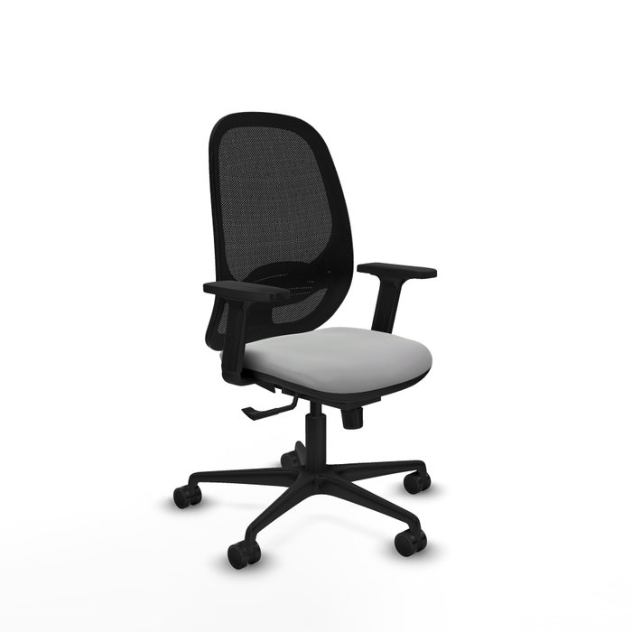 PIQUERAS Y CRESPO Silla de oficina Cilanco con mecanismo Sincro Gris claro y Negro PIQUERAS Y CRESPO Silla de oficina Cilanco con mecanismo Sincro Gris claro y Negro