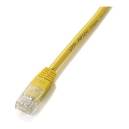 EQUIP 825462 Cable de Red Cat5e U/UTP 2xRJ45, 3m, Amarillo