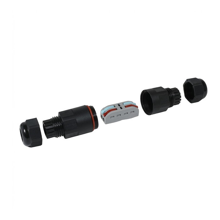 Synergy21 Outdoor Kabelverbinder IP68 1:1 con bornera de 2 vías Synergy21 Outdoor Kabelverbinder IP68 1:1 con bornera de 2 vías