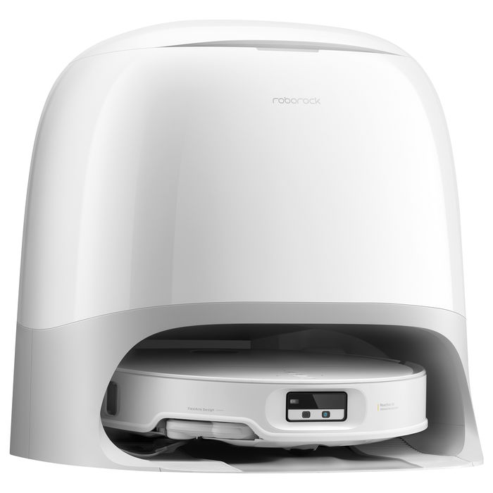 Roborock Qrevo Curv X - Robot Aspirador y Fregador Automático con Base de Autovaciado, LiDAR, 22000 Pa, Control por Voz, Blanco, 79.8 mm de Altura Roborock Qrevo Curv X - Robot Aspirador y Fregador Automático con Base de Autovaciado, LiDAR, 22000 Pa, Control por Voz, Blanco, 79.8 mm de Altura