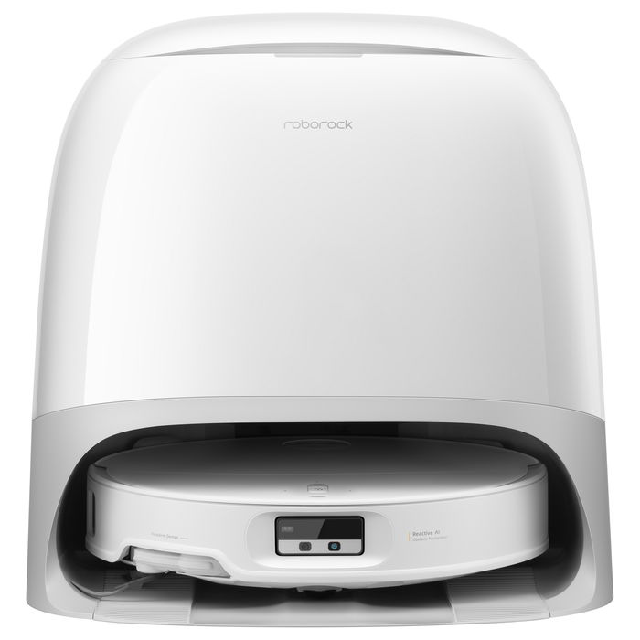 Roborock Qrevo Curv X - Robot Aspirador y Fregador Automático con Base de Autovaciado, LiDAR, 22000 Pa, Control por Voz, Blanco, 79.8 mm de Altura Roborock Qrevo Curv X - Robot Aspirador y Fregador Automático con Base de Autovaciado, LiDAR, 22000 Pa, Control por Voz, Blanco, 79.8 mm de Altura