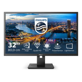 Philips 325B1L/00 Monitor 31.5 Pulgadas 80 cm 2K Ultra HD 2560x1440 IPS 75 Hz 4 ms SmartImage Negro con Altavoces USB Hub 2x HDMI DisplayPort