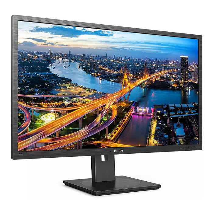 Philips 325B1L/00 Monitor LED IPS de 31.5" (80cm) WQHD 2560x1440 2K 75Hz, SmartImage, Altavoces 3W, 4xUSB, HDMI, DisplayPort, Negro
