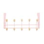 Perchero para Puertas Berilo Rosa Madera Metal 35 x 17 x 15 cm (6 Unidades)