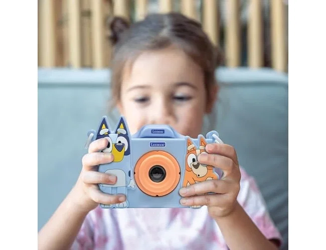 Lexibook Cámara Infantil Bluey con Protección, Memoria 32 GB