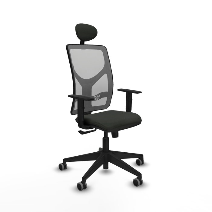 PIQUERAS Y CRESPO Silla de oficina Motilla con mecanismo Sincro, Negro y Gris PIQUERAS Y CRESPO Silla de oficina Motilla con mecanismo Sincro, Negro y Gris