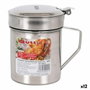 Grasera para Carne o Pescado Quttin 52833 13 x 9,5 x 12 cm Acero Inoxidable (12 Unidades)