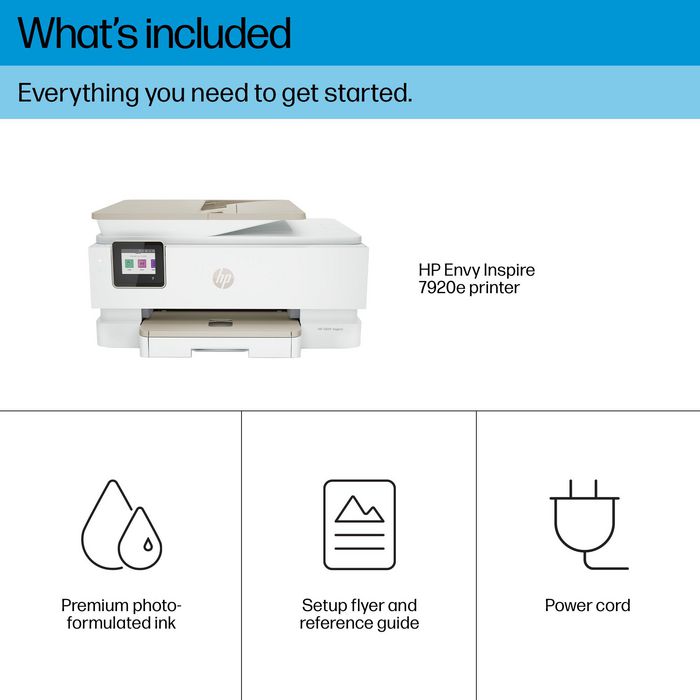 HP ENVY Inspire 7920e Multifunción WiFi Blanca con ADF