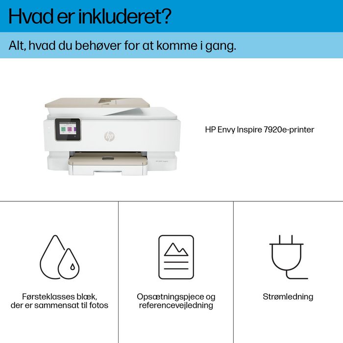 HP ENVY Inspire 7920e Multifunción WiFi Blanca con ADF