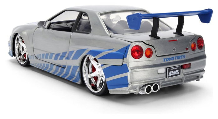 Jada Toys Nissan Skyline GT-R 2002 Fast & Furious Aniversario 1:24