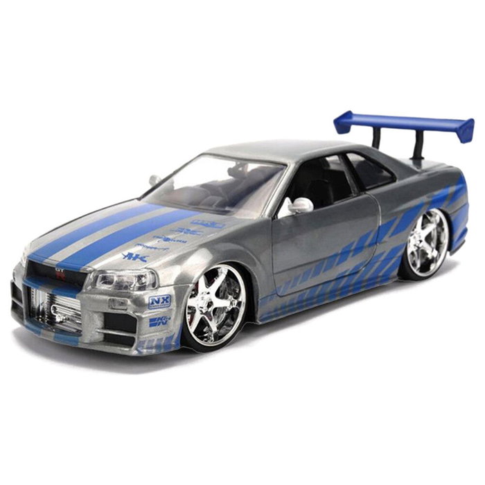 Jada Nissan Skyline GT-R 2002 Fast & Furious Escala 1:24 Jada Nissan Skyline GT-R 2002 Fast & Furious Escala 1:24