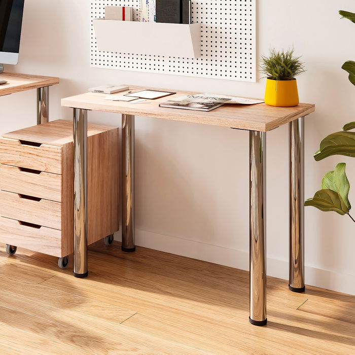 Emuca Tablero para mesa, 900x500mm, espesor 30mm, Madera, Efecto roble